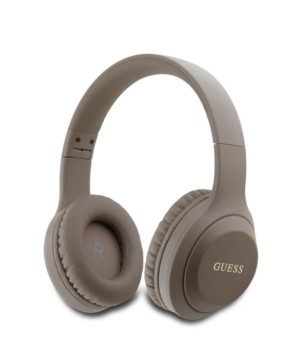 Guess Bluetooth Headphones - Classic Printed Logo - Bruin-Headphones-Ilumina Benelux