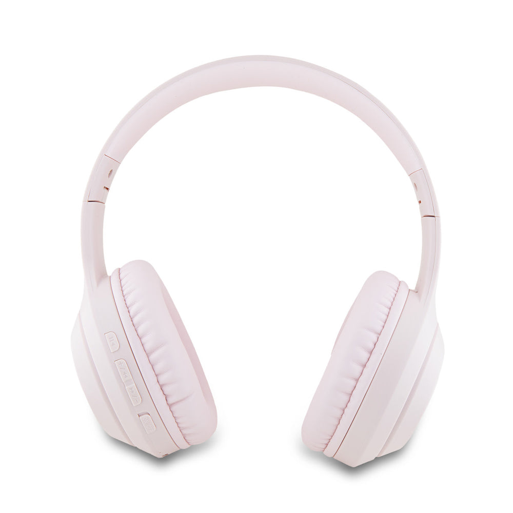 Guess Bluetooth Headphones - Classic Printed Logo - Roze-Headphones-Ilumina Benelux
