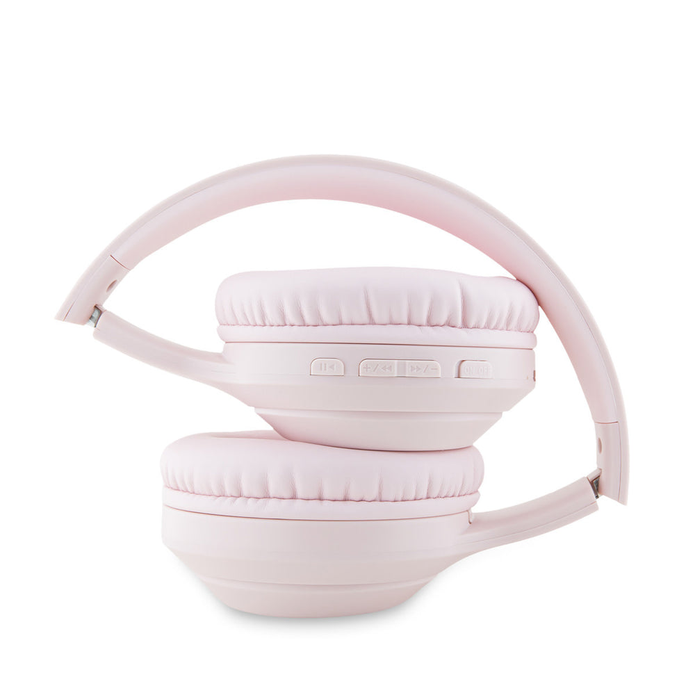 Guess Bluetooth Headphones - Classic Printed Logo - Roze-Headphones-Ilumina Benelux
