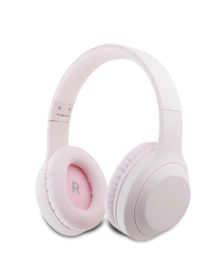 Guess Bluetooth Headphones - Classic Printed Logo - Roze-Headphones-Ilumina Benelux