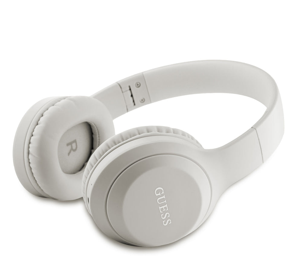 Guess Bluetooth Headphones - Classic Printed Logo - Zilver-Headphones-Ilumina Benelux