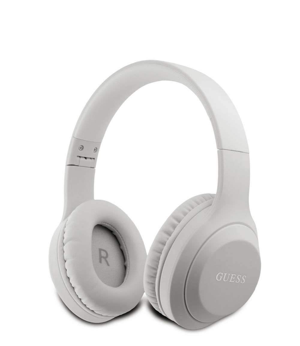 Guess Bluetooth Headphones - Classic Printed Logo - Zilver-Headphones-Ilumina Benelux