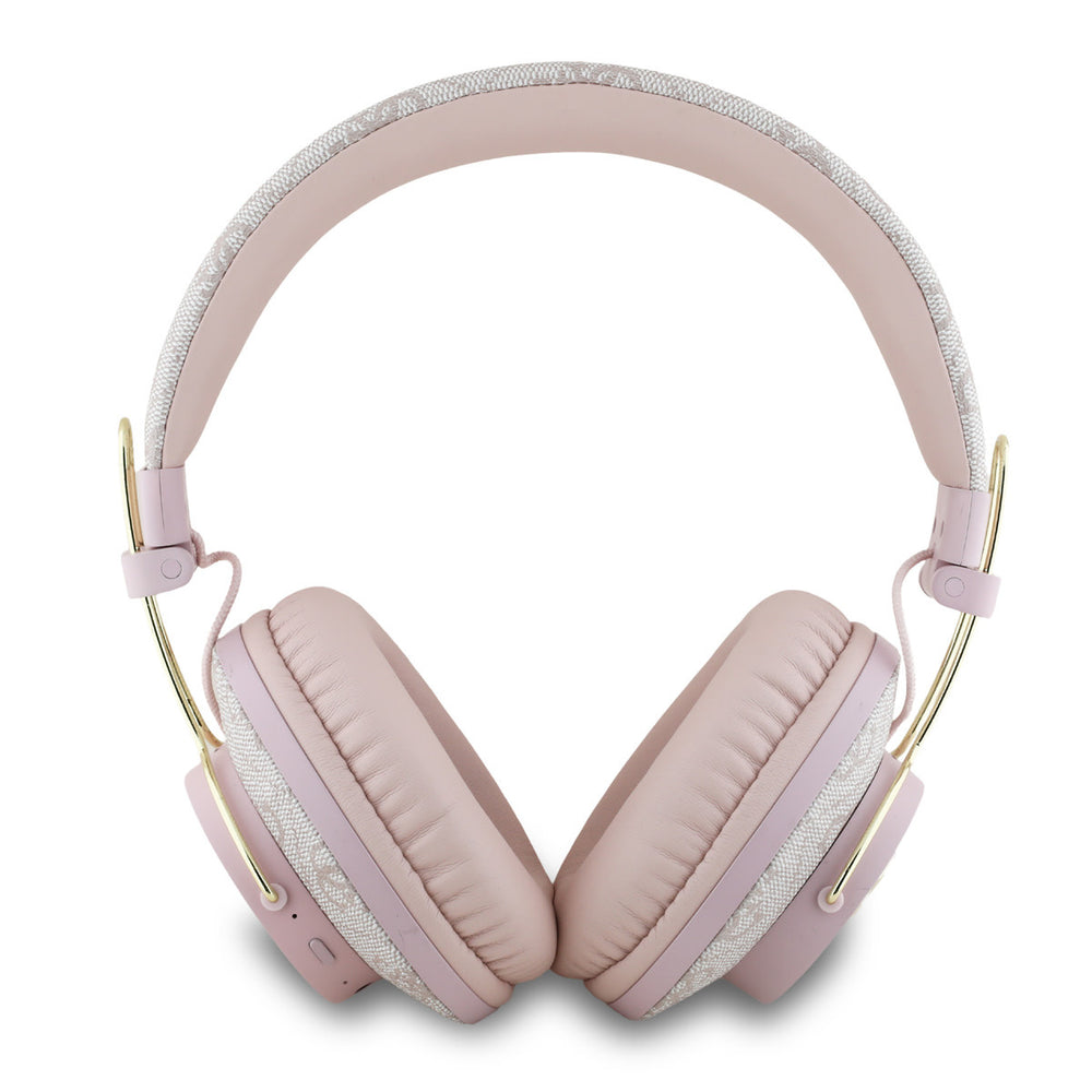 Guess Bluetooth Headphones - ENC - 4G Big Metal Logo - Roze-Headphones-Ilumina Benelux