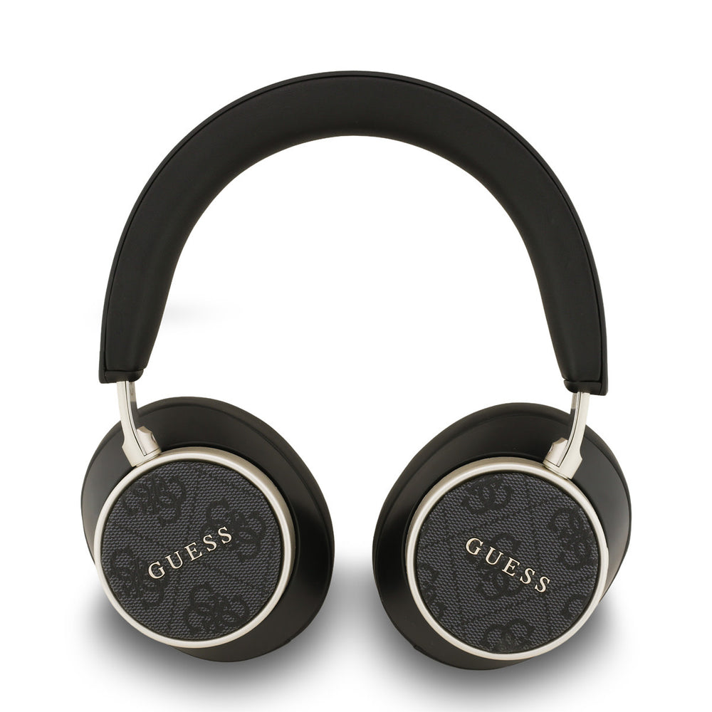 Guess Bluetooth Headphones - ENC - PU Leather - 4G Classic Logo - Zwart-Headphones-Ilumina Benelux