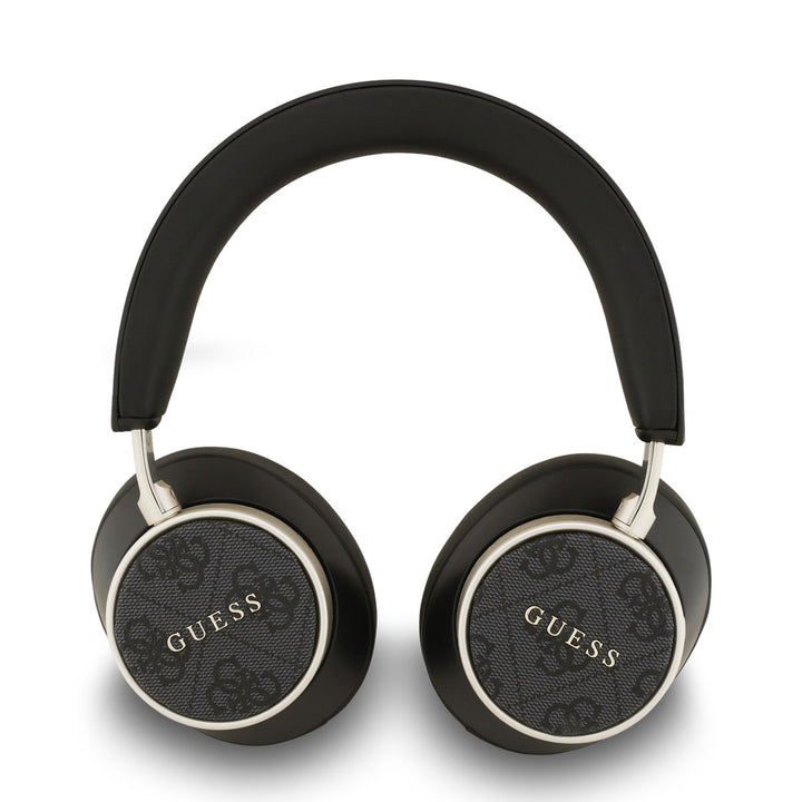 Guess Bluetooth Headphones - ENC - PU Leather - 4G Classic Logo - Zwart-Headphones-Ilumina Benelux