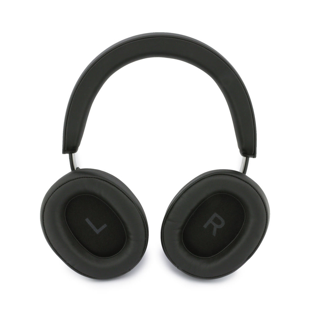 Guess Bluetooth Headphones - ENC - PU Leather - 4G Triangle Logo - Zwart-Headphones-Ilumina Benelux