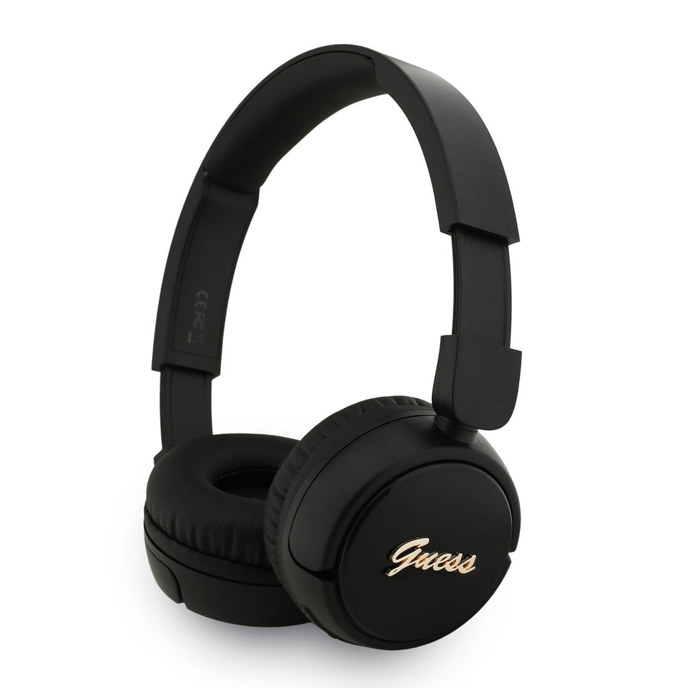 Guess Bluetooth Headphones - Metal Logo Script - Zwart-Headphones-Ilumina Benelux