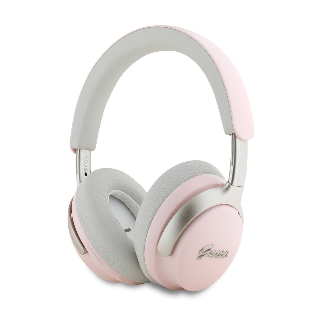 Guess Bluetooth Headphones - Metal Script - Roze-Headphones-Ilumina Benelux