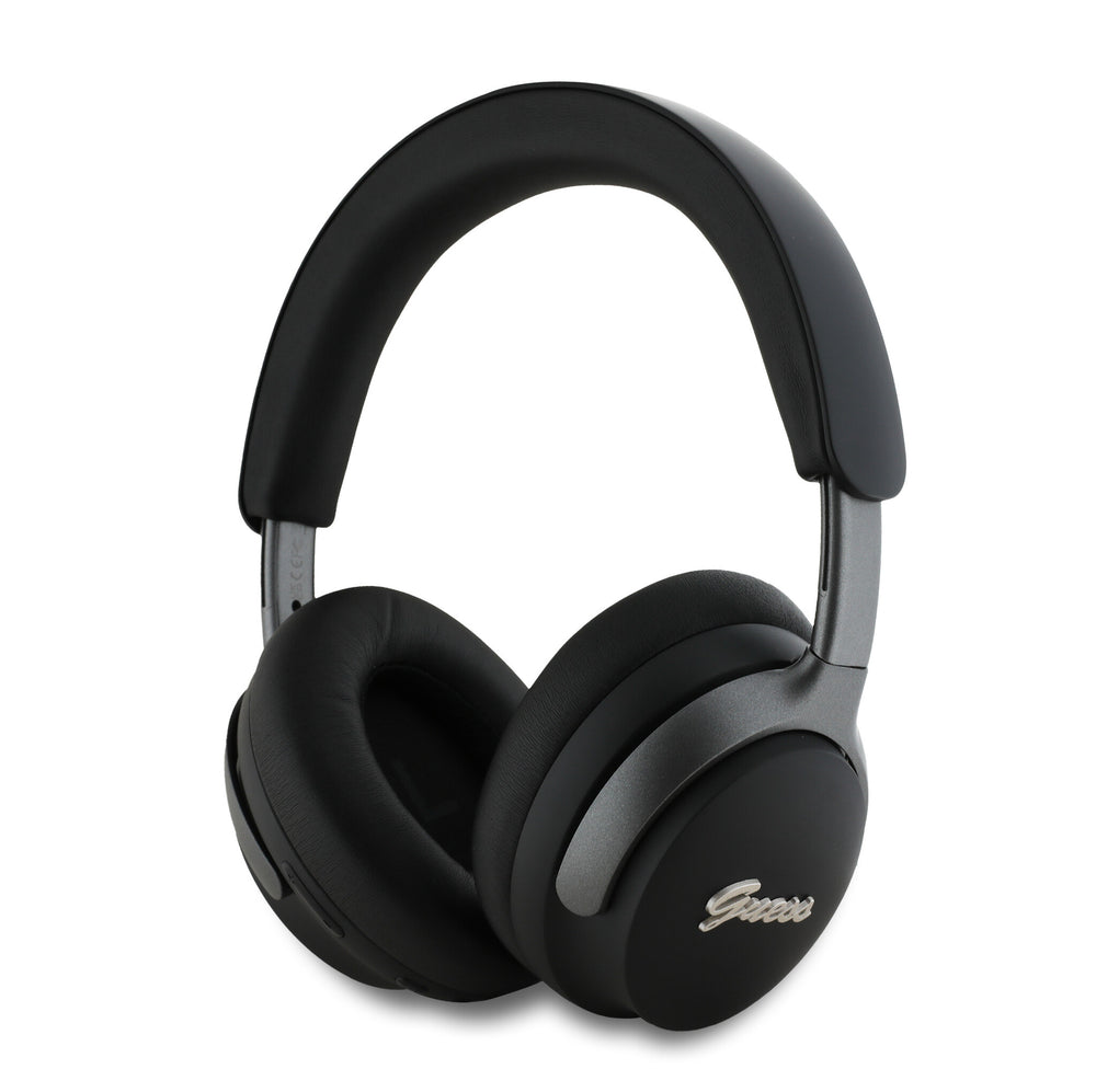 Guess Bluetooth Headphones - Metal Script - Zwart-Headphones-Ilumina Benelux