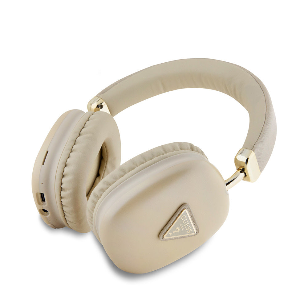 Guess Bluetooth Headphones - Metalic Triangle Logo - Goud-Headphones-Ilumina Benelux