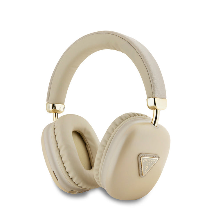 Guess Bluetooth Headphones - Metalic Triangle Logo - Goud-Headphones-Ilumina Benelux