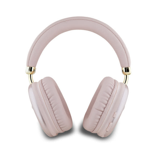 Guess Bluetooth Headphones - Metalic Triangle Logo - Roze-Headphones-Ilumina Benelux