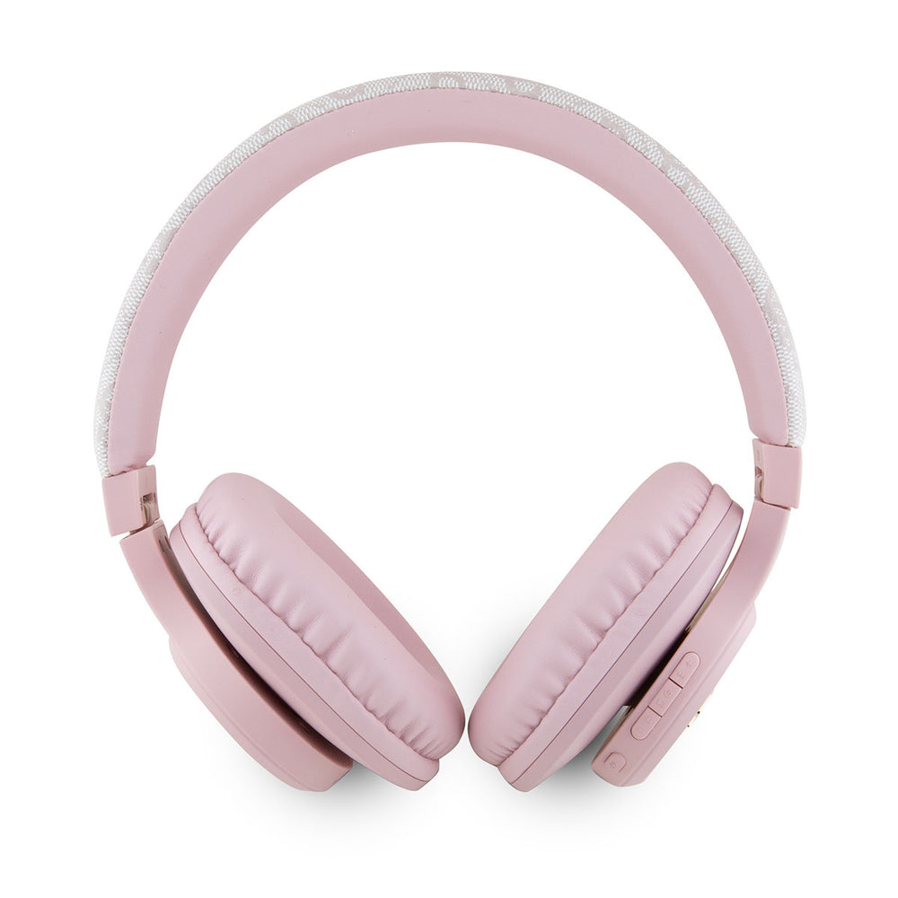 Guess Bluetooth Headphones - Tone on tone script - Roze-Headphones-Ilumina Benelux