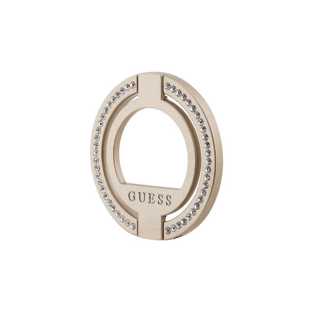 Guess Magsafe Ringstand with Rhinestones - Goud-Telefoonkoord-Ilumina Benelux