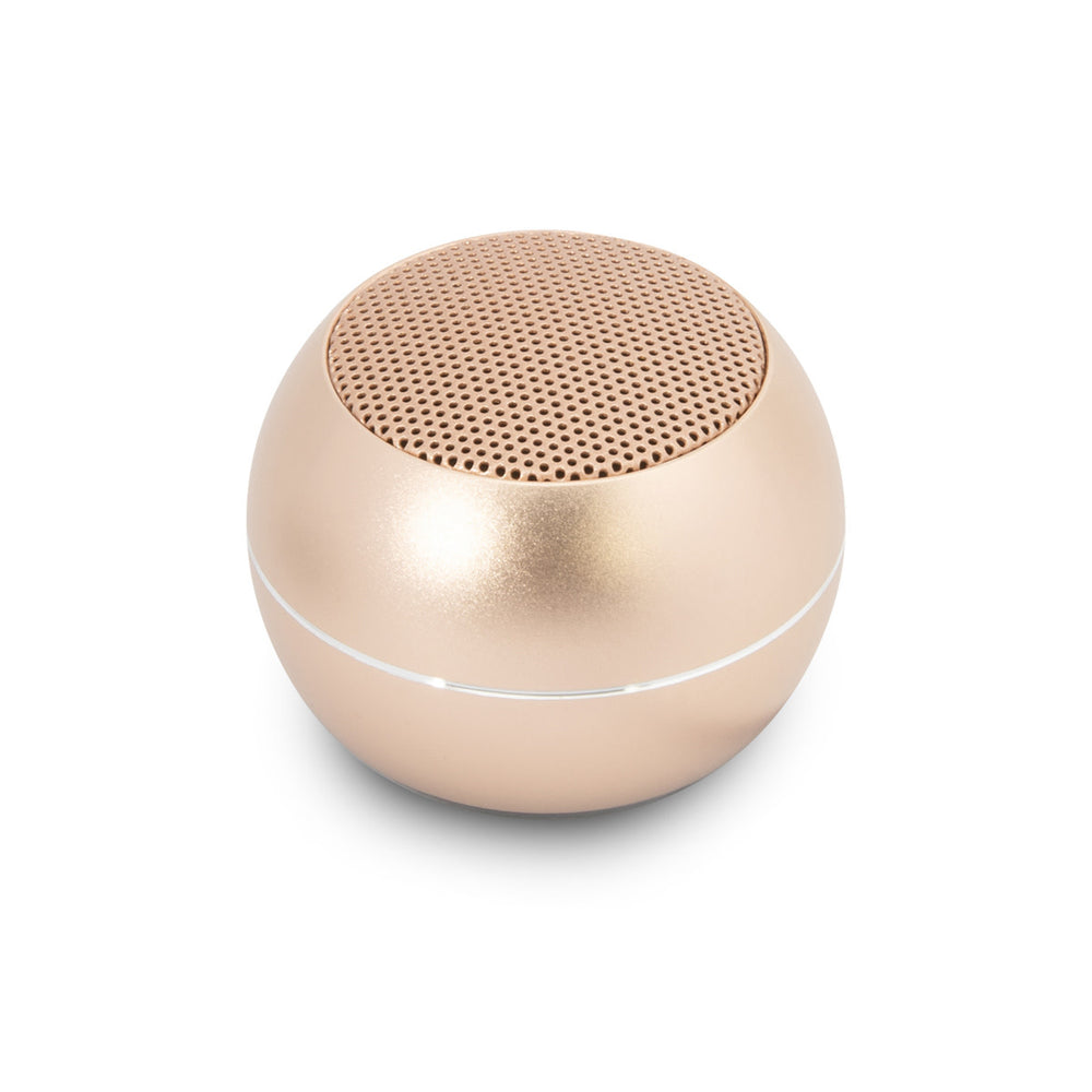 Guess Mini Bluetooth Speaker - 3W vermogen & 4 uur speeltijd - Goud-In-ear koptelefoon-Ilumina Benelux