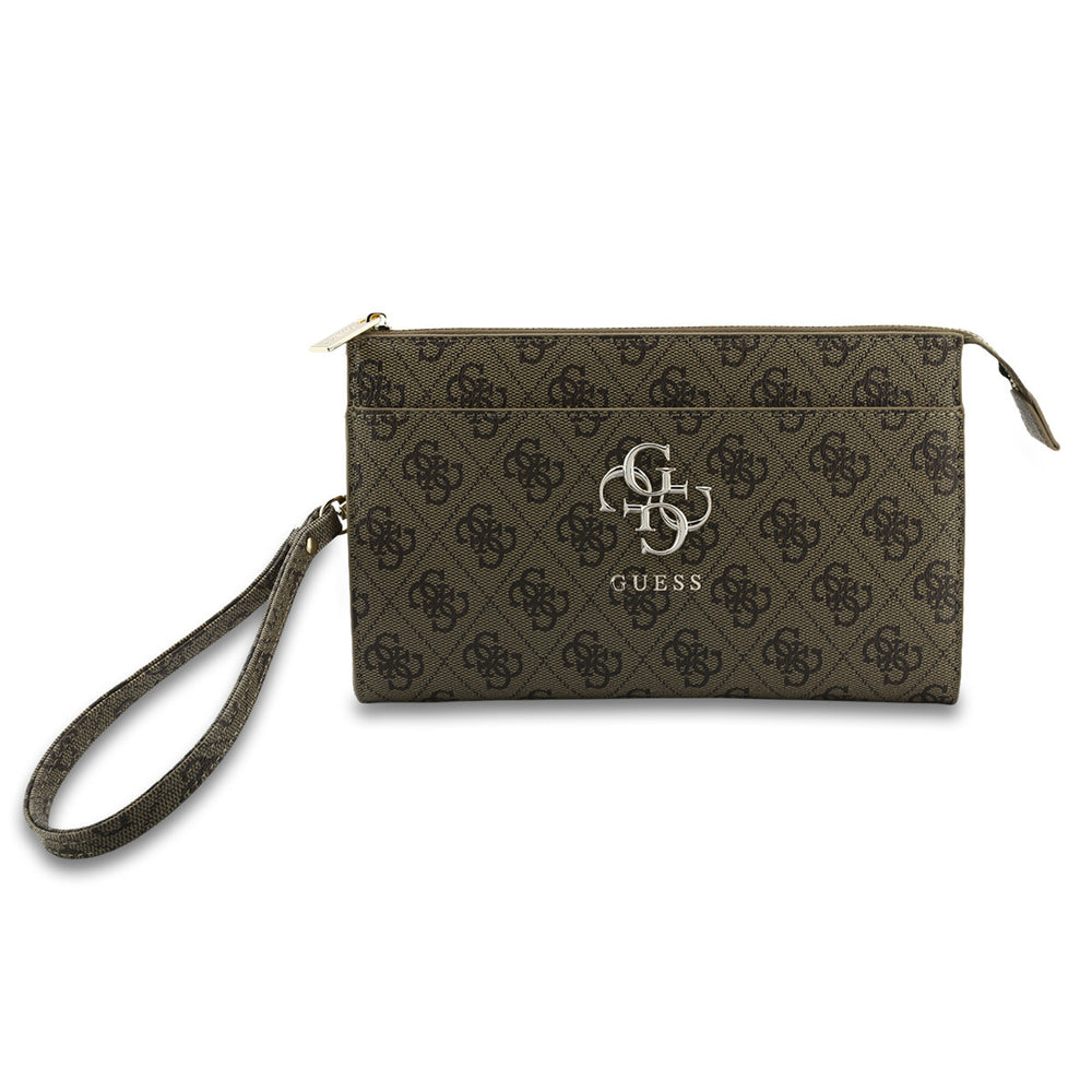 Guess PU Leather Phone Pouch - Big 4G Logo - Bruin-Hoesjes-Ilumina Benelux