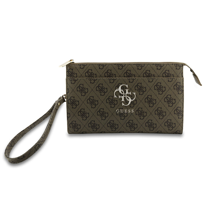 Guess PU Leather Phone Pouch - Big 4G Logo - Bruin-Hoesjes-Ilumina Benelux