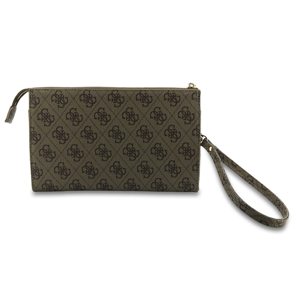 Guess PU Leather Phone Pouch - Big 4G Logo - Bruin-Hoesjes-Ilumina Benelux