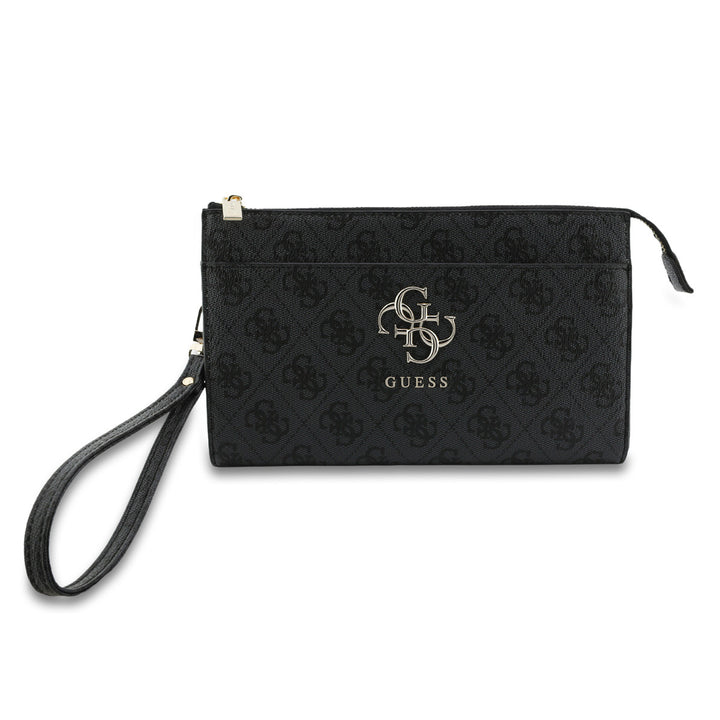 Guess PU Leather Phone Pouch - Big 4G Logo - Zwart-Hoesjes-Ilumina Benelux