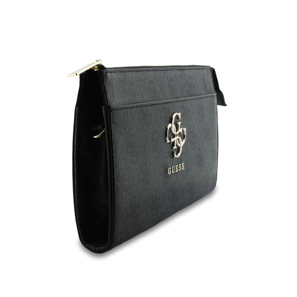 Guess PU Leather Phone Pouch - Big 4G Logo - Zwart-Hoesjes-Ilumina Benelux