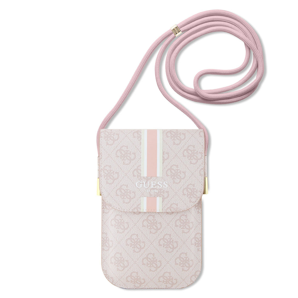 Guess PU Leather Telefoontas - Wallet Bag - Roze-Hoesjes-Ilumina Benelux