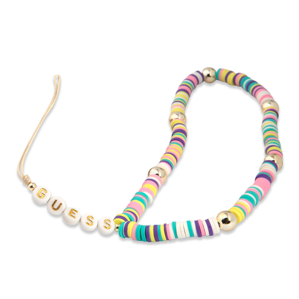 Guess Phone Strap - Heishi Beads and Pearls - 25cm - Multicolor-Telefoonkoord-Ilumina Benelux