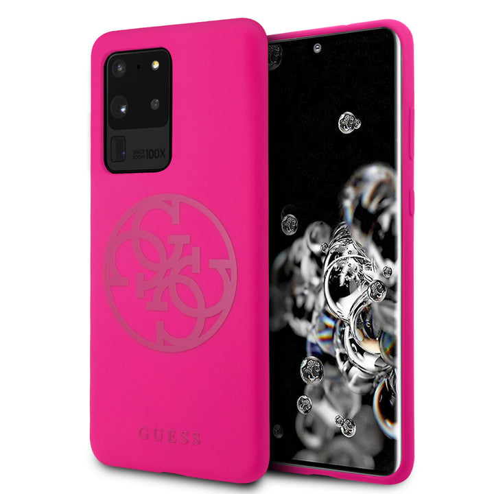 Guess Samsung Galaxy S20 Ultra Fuchsia Backcover hoesje-Hoesjes-Ilumina Benelux
