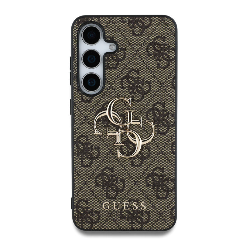 Guess Samsung Galaxy S25 Plus Backcover hoesje - 4G PU Big Logo - Bruin-Hoesjes-Ilumina Benelux
