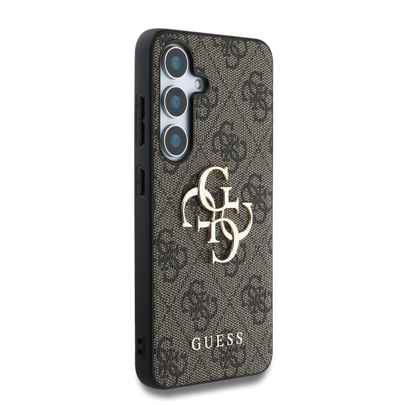 Guess Samsung Galaxy S25 Plus Backcover hoesje - 4G PU Big Logo - Bruin-Hoesjes-Ilumina Benelux