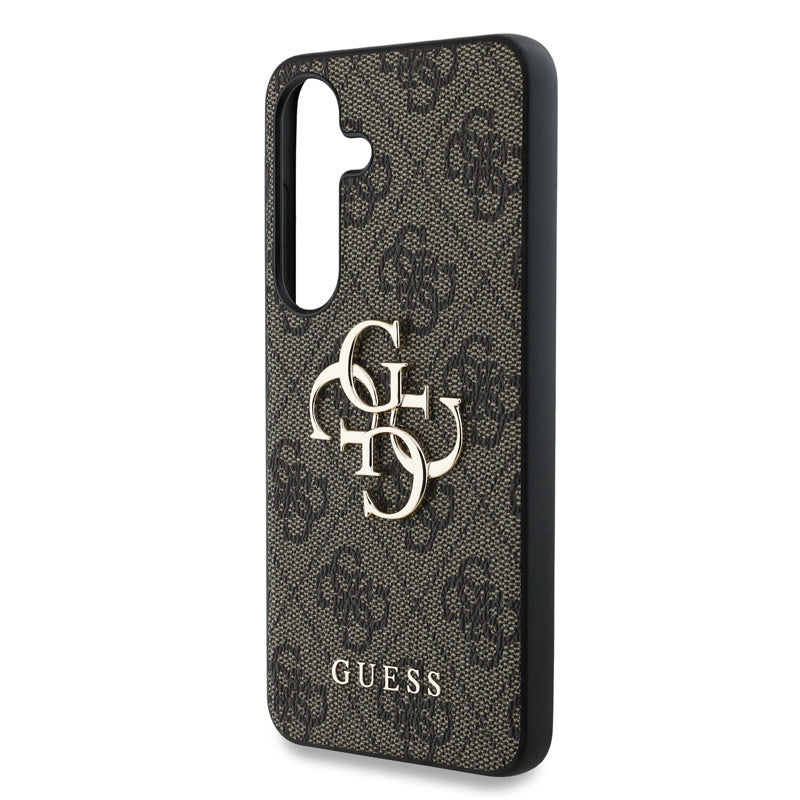 Guess Samsung Galaxy S25 Plus Backcover hoesje - 4G PU Big Logo - Bruin-Hoesjes-Ilumina Benelux