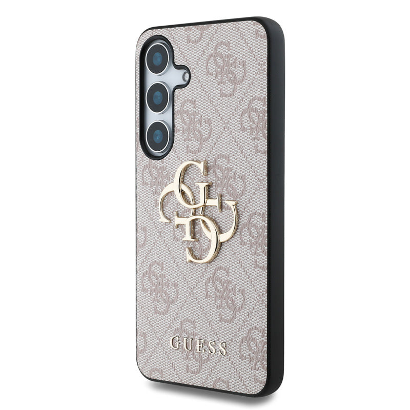Guess Samsung Galaxy S25 Plus Backcover hoesje - 4G PU Big Logo - Roze-Hoesjes-Ilumina Benelux