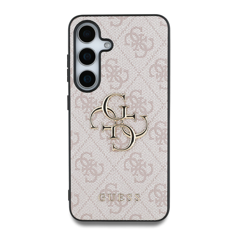 Guess Samsung Galaxy S25 Plus Backcover hoesje - 4G PU Big Logo - Roze-Hoesjes-Ilumina Benelux