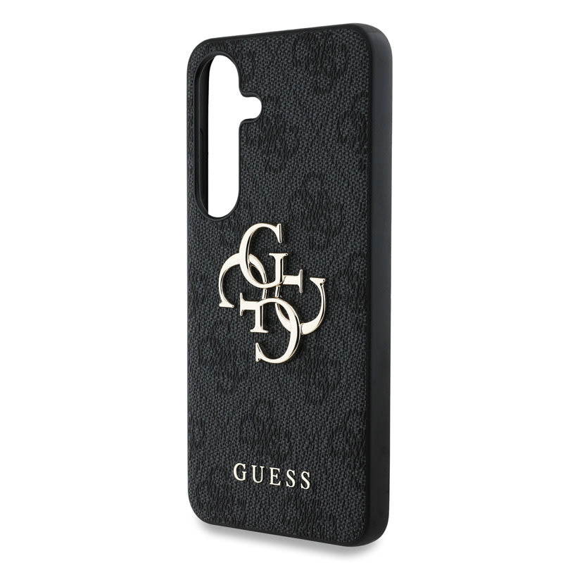 Guess Samsung Galaxy S25 Plus Backcover hoesje - 4G PU Big Logo - Zwart-Hoesjes-Ilumina Benelux