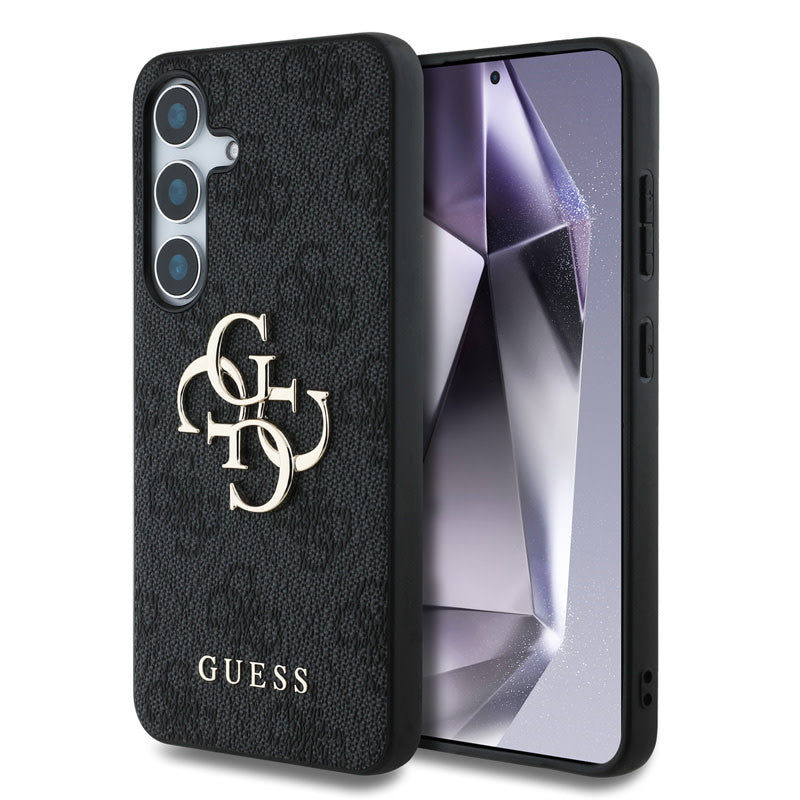 Guess Samsung Galaxy S25 Plus Backcover hoesje - 4G PU Big Logo - Zwart-Hoesjes-Ilumina Benelux