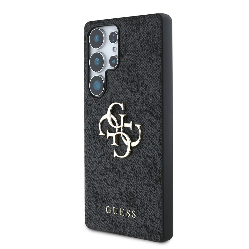 Guess Samsung Galaxy S25 Ultra Backcover hoesje - 4G PU Big Logo - Zwart-Hoesjes-Ilumina Benelux