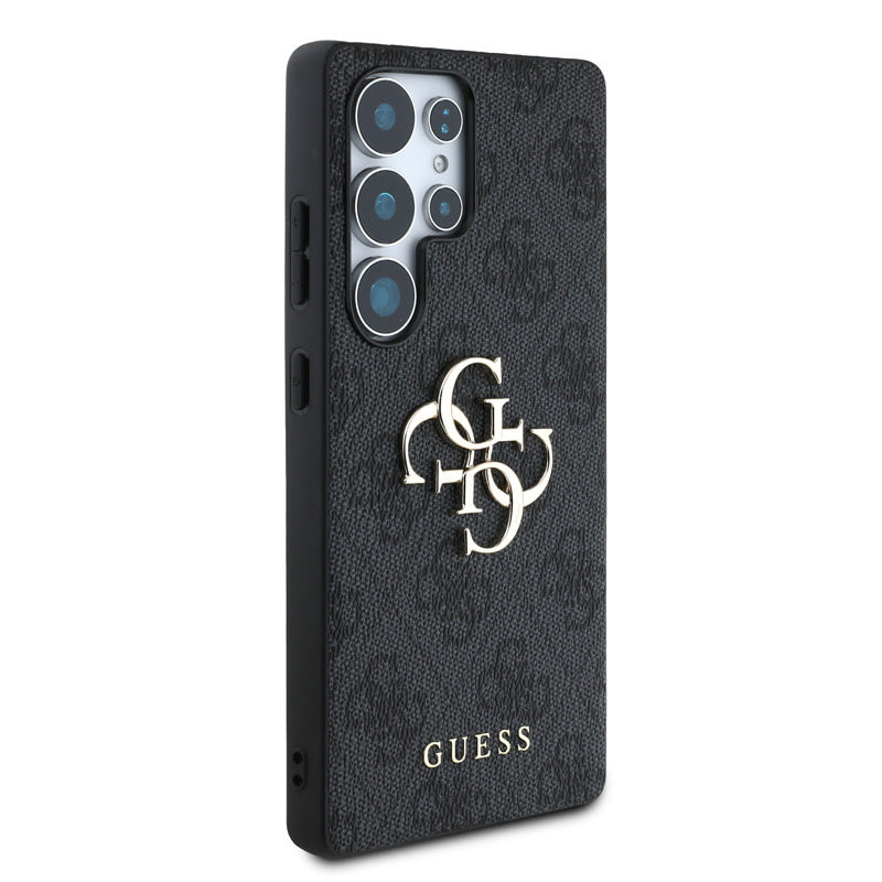 Guess Samsung Galaxy S25 Ultra Backcover hoesje - 4G PU Big Logo - Zwart-Hoesjes-Ilumina Benelux