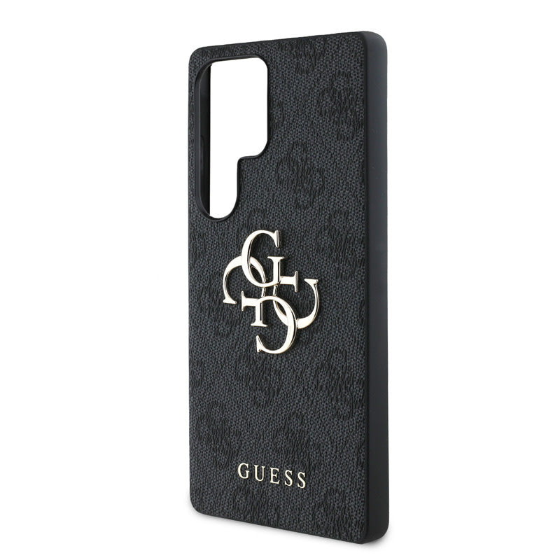Guess Samsung Galaxy S25 Ultra Backcover hoesje - 4G PU Big Logo - Zwart-Hoesjes-Ilumina Benelux