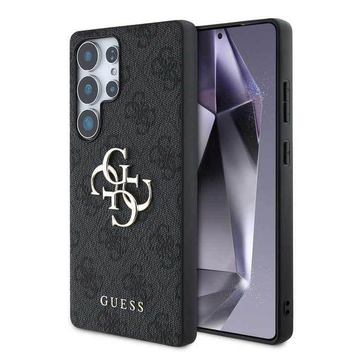 Guess Samsung Galaxy S25 Ultra Backcover hoesje - 4G PU Big Logo - Zwart-Hoesjes-Ilumina Benelux