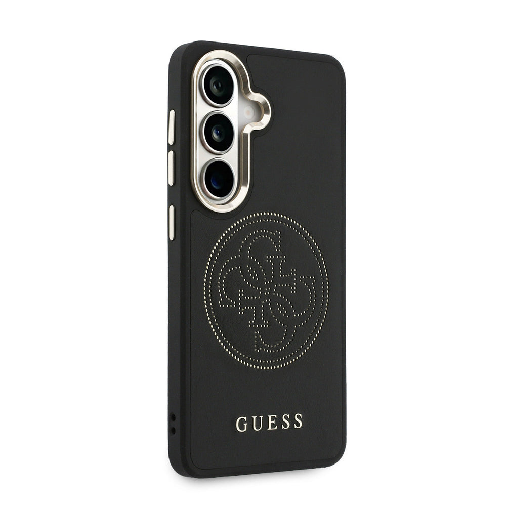 Guess Samsung Galaxy S26 Backcover hoesje - MagSafe - 4G Perforated Logo - Zwart-Hoesjes-Ilumina Benelux