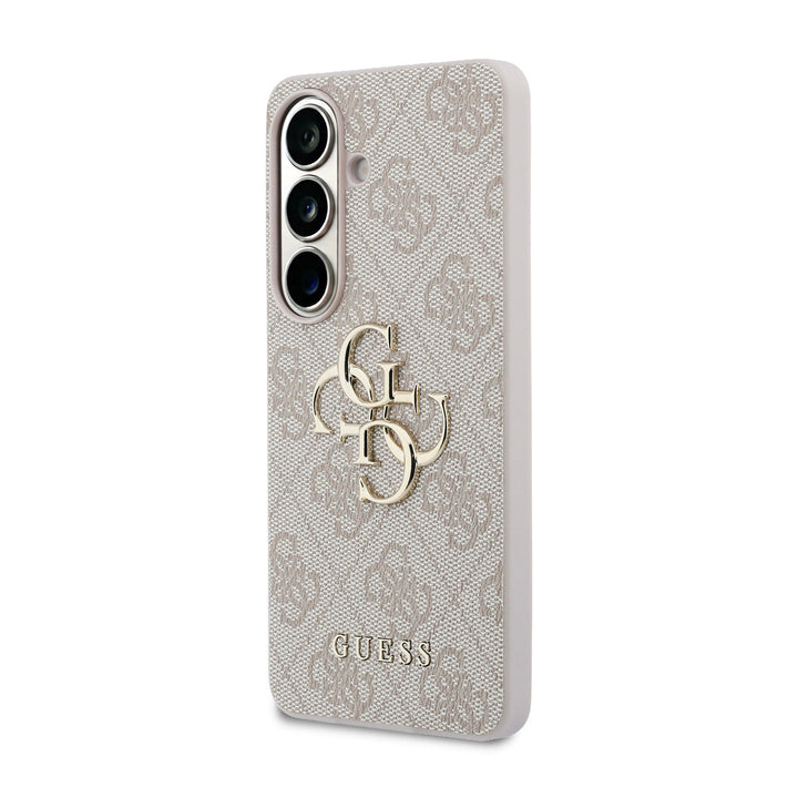 Guess Samsung Galaxy S26 Plus Backcover hoesje - 4G - Big Metal Logo - Roze-Hoesjes-Ilumina Benelux