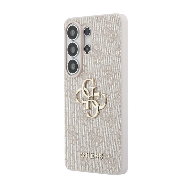 Guess Samsung Galaxy S26 Ultra Backcover hoesje - 4G - Big Metal Logo - Roze-Hoesjes-Ilumina Benelux