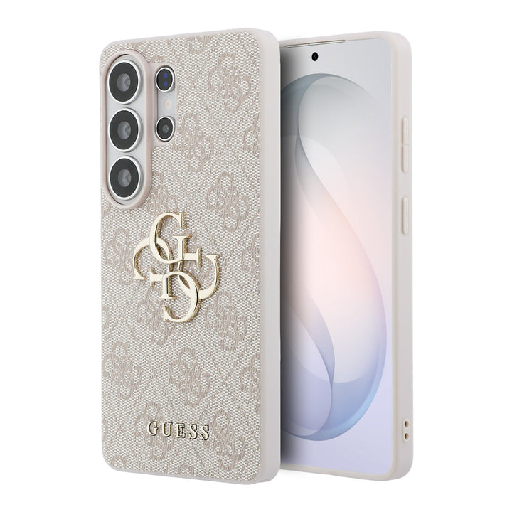 Guess Samsung Galaxy S26 Ultra Backcover hoesje - 4G - Big Metal Logo - Roze-Hoesjes-Ilumina Benelux