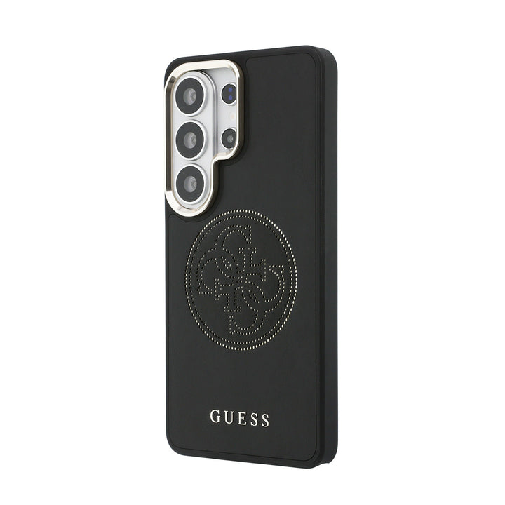 Guess Samsung Galaxy S26 Ultra Backcover hoesje - MagSafe - 4G Perforated Logo - Zwart-Hoesjes-Ilumina Benelux