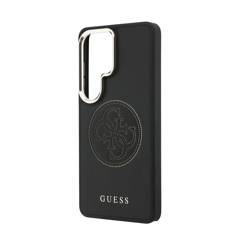 Guess Samsung Galaxy S26 Ultra Backcover hoesje - MagSafe - 4G Perforated Logo - Zwart-Hoesjes-Ilumina Benelux