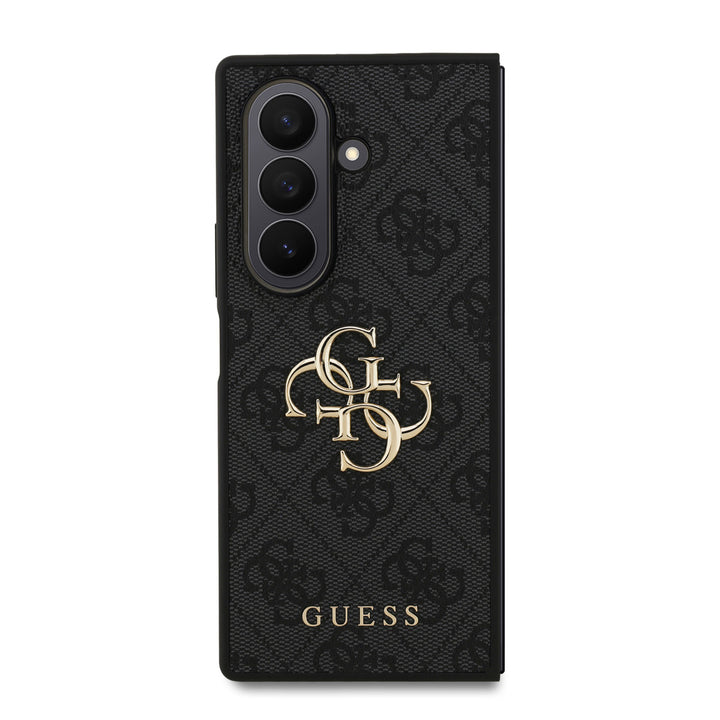 Guess Samsung Galaxy Z Fold 7 Backcover hoesje - 4G - Big Metal Logo - Zwart-Hoesjes-Ilumina Benelux