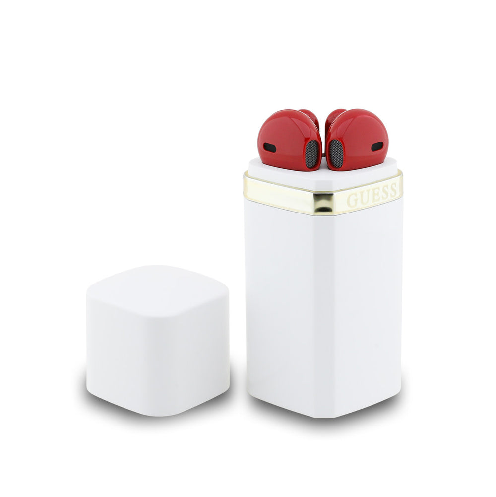 Guess TWS Lipstick with Red Earbuds - Rood / Wit-In-ear koptelefoon-Ilumina Benelux