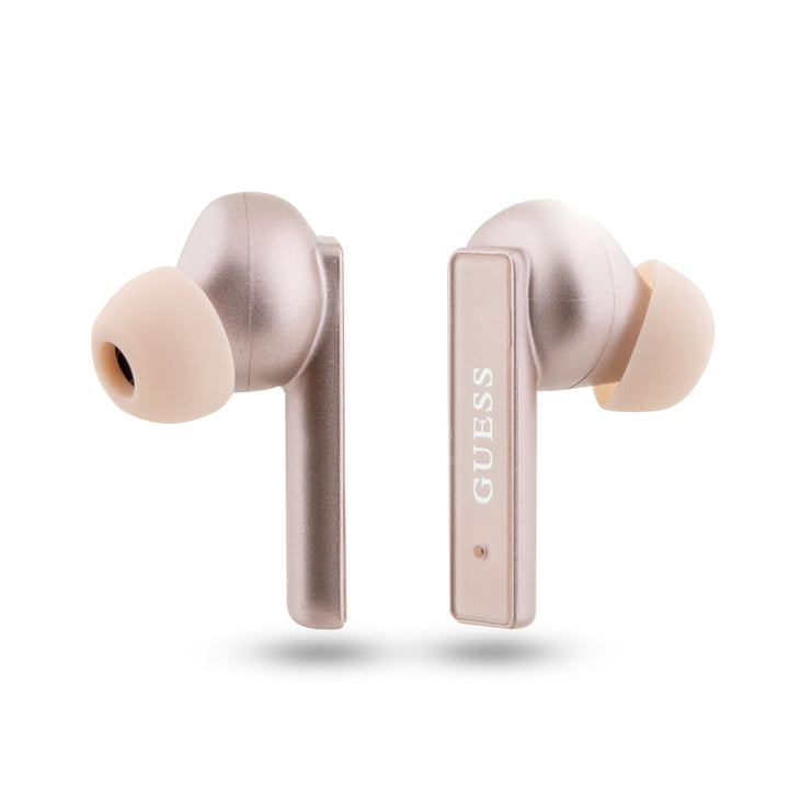 Guess True Wireless Bluetooth Earbuds - Satined Finish - Roze-In-ear koptelefoon-Ilumina Benelux