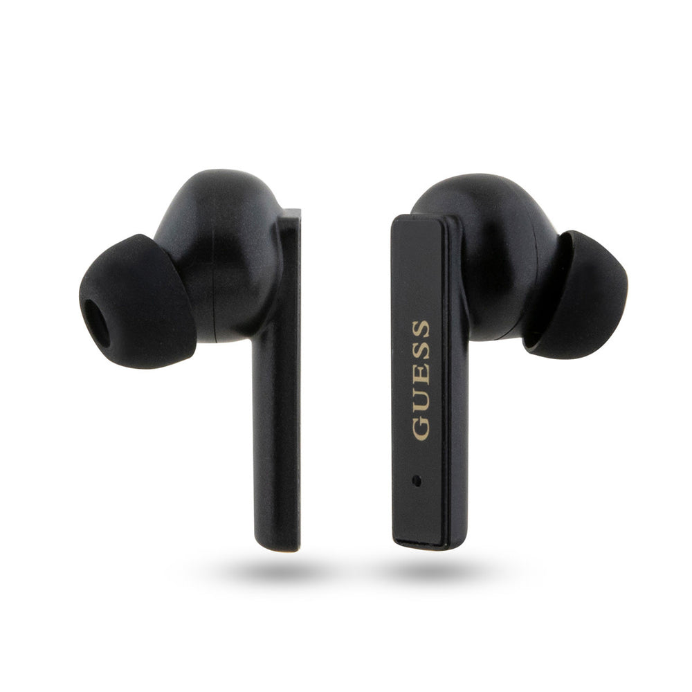 Guess True Wireless Bluetooth Earbuds - Satined Finish - Zwart-In-ear koptelefoon-Ilumina Benelux