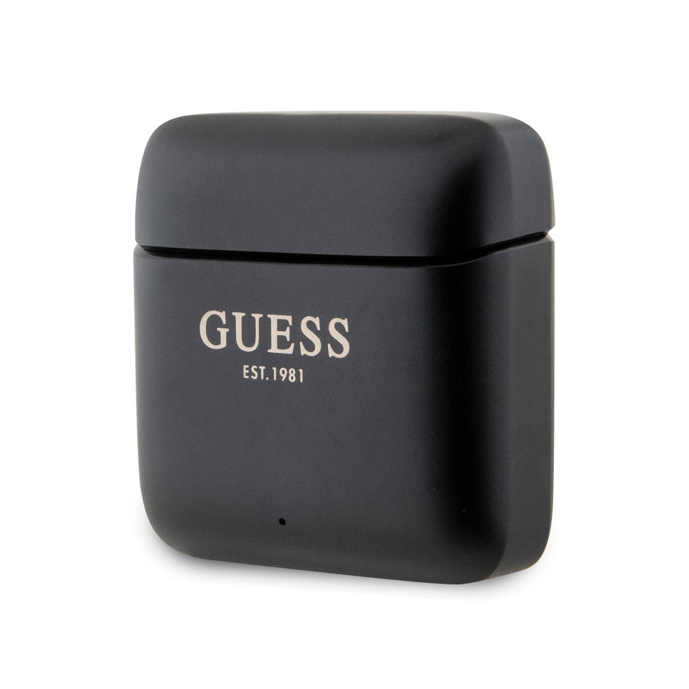 Guess True Wireless Bluetooth Earbuds - Satined Finish - Zwart-In-ear koptelefoon-Ilumina Benelux