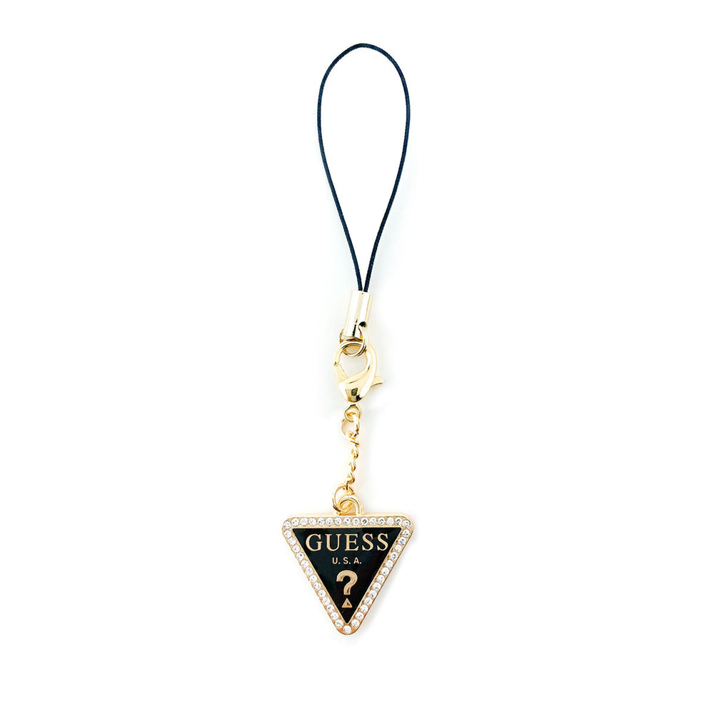 Guess Universal Wrist Chain - Diamond Charm - Black-Telefoonkoord-Ilumina Benelux